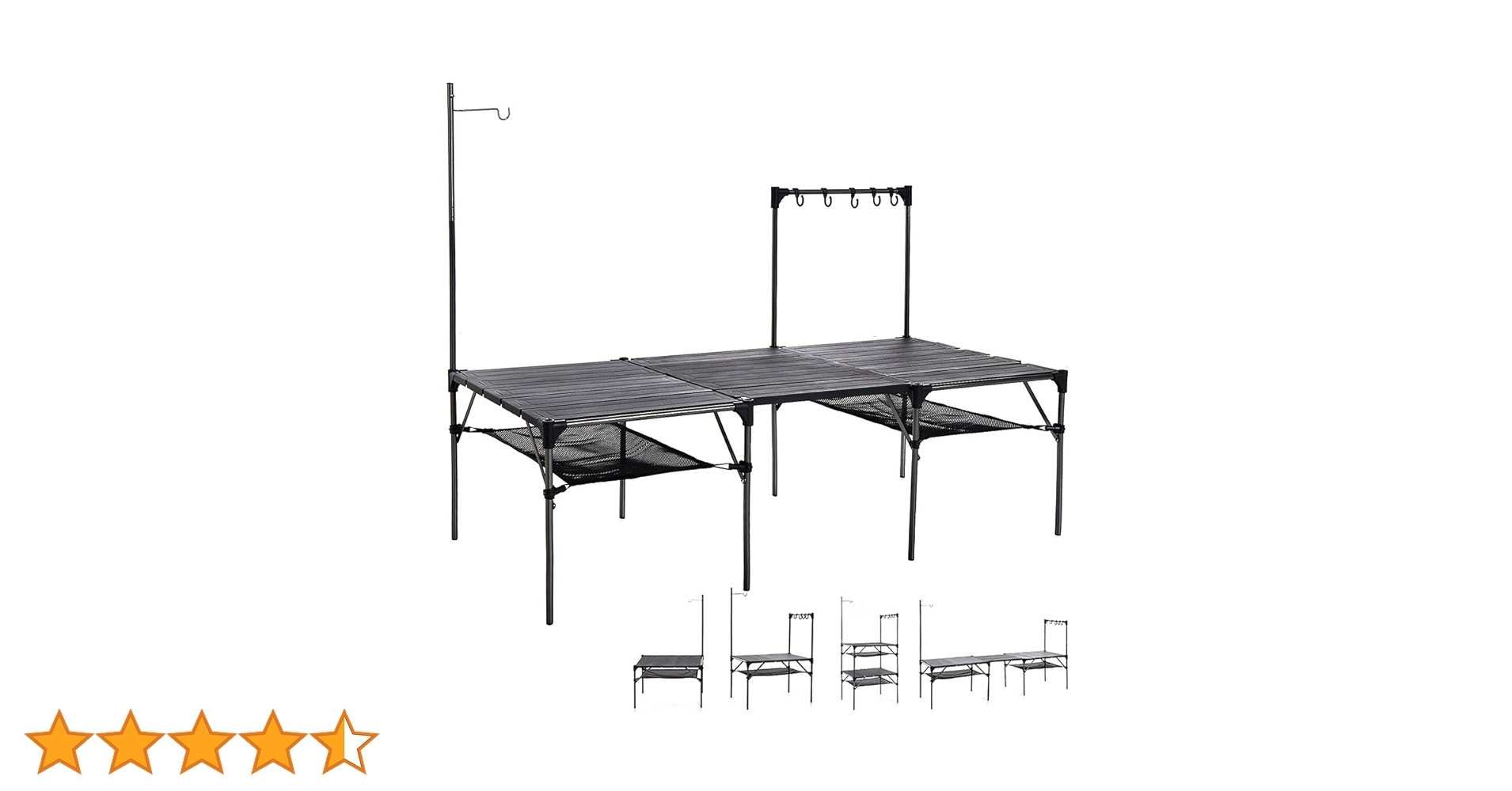 Amazon | Soomloom 折り畳み式テーブル アルミ製 アウトドア用